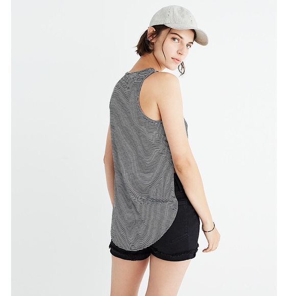 Madewell Strum Tank Top in Doran Stripe - Picture 4 of 10